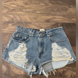 Vintage Levi’s/Furst of a Kind brand Jean shorts